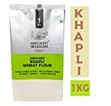 Ancient Wisdom Organic Khapli Wheat Flour - 1 KG (Emmer | Heirloom | Ancient)